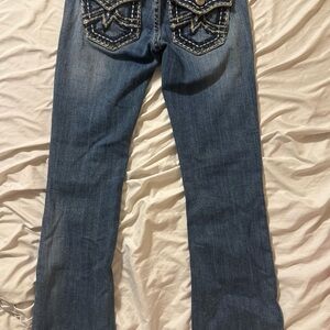 Miss Me Dark Blue Boot Cut Jeans